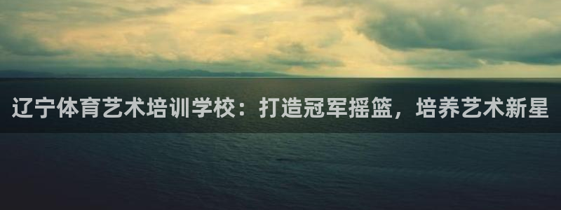 焦点娱乐游戏怎么玩：辽宁体育艺术培训学校：打造冠军摇